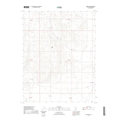 2018 Map of Pahroc Spring, 2018 Print