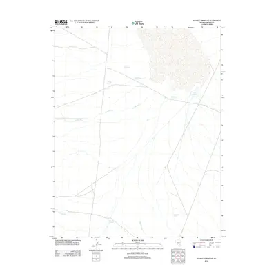 2012 Map of Pahroc Spring NE, 2012 Print