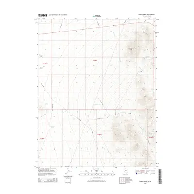2014 Map of Pahroc Spring SE, 2014 Print