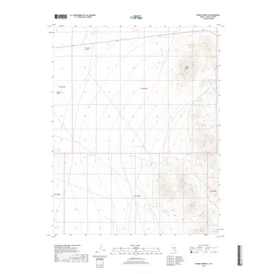 2018 Map of Pahroc Spring SE, 2018 Print