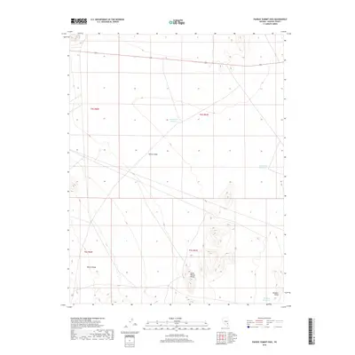 2018 Map of Pahroc Summit Pass, 2018 Print