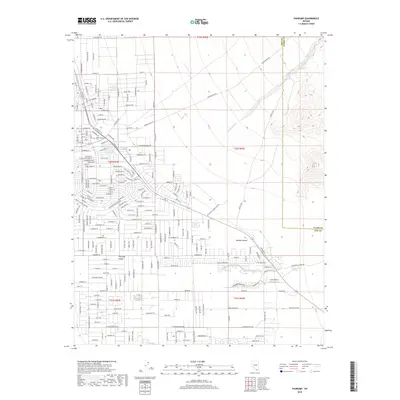 2018 Map of Pahrump, 2018 Print