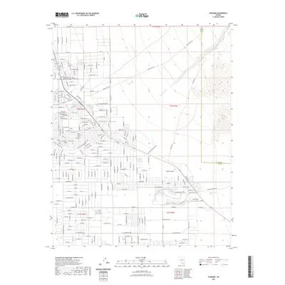 2021 Map of Pahrump, 2021 Print