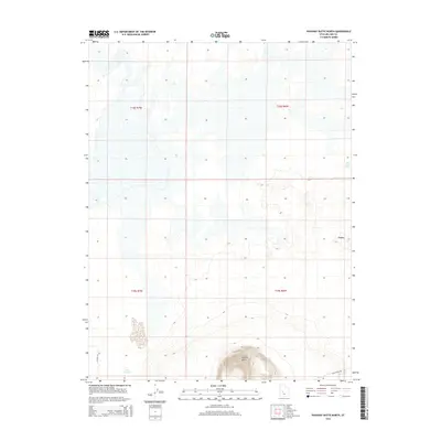 2014 Map of Pahvant Butte North, 2014 Print