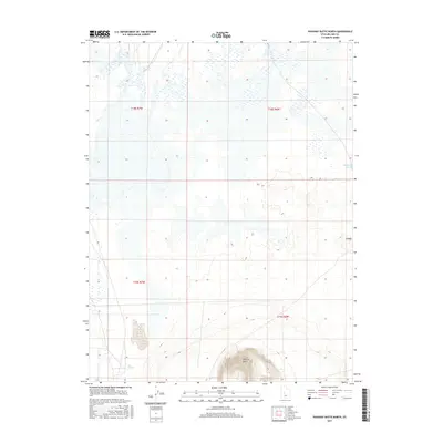 2017 Map of Pahvant Butte North, 2017 Print
