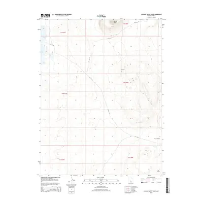 2014 Map of Pahvant Butte South, 2014 Print