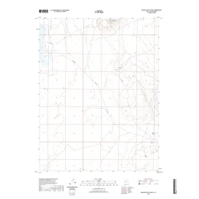 2020 Map of Pahvant Butte South, 2020 Print