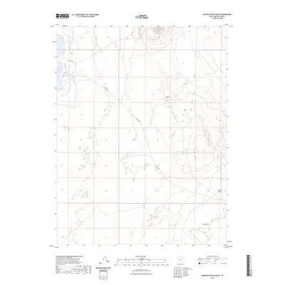 2023 Map of Pahvant Butte South, 2023 Print