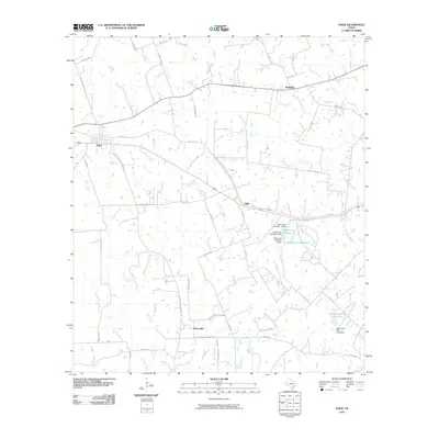 2010 Map of Paige, 2010 Print