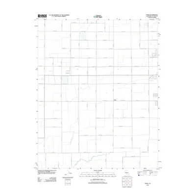 2012 Map of Paige, 2012 Print