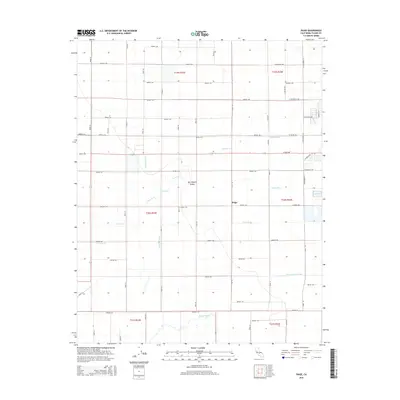 2015 Map of Paige, 2015 Print