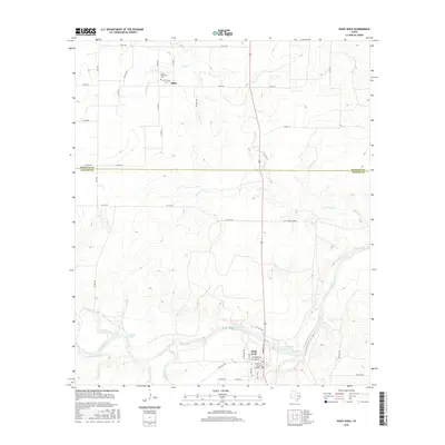 2016 Map of Paint Rock, 2016 Print