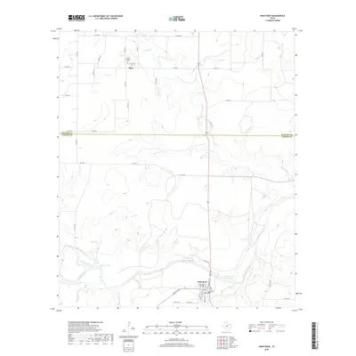2019 Map of Paint Rock, 2019 Print