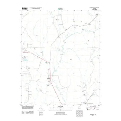 2011 Map of Paint Rock, 2011 Print