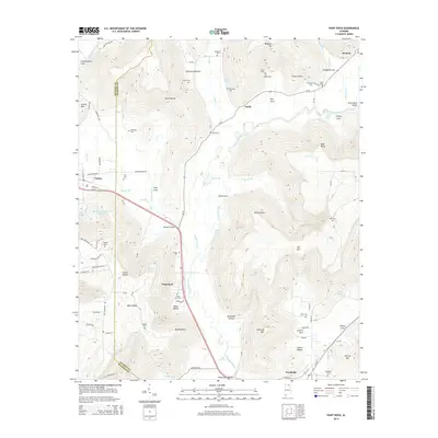 2014 Map of Paint Rock, 2014 Print