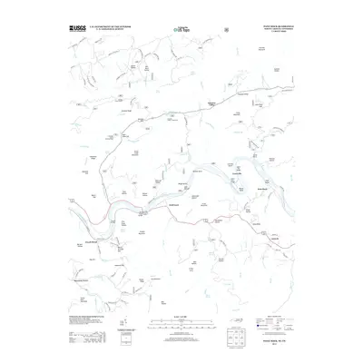 2013 Map of Paint Rock, 2013 Print