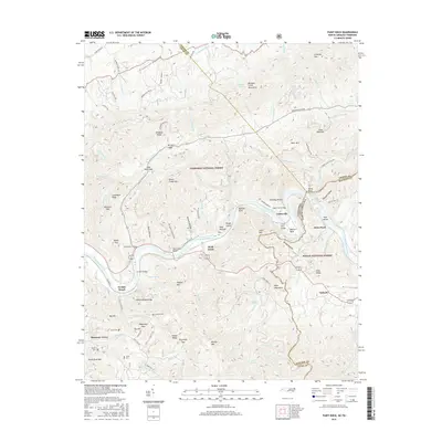 2016 Map of Paint Rock, 2016 Print
