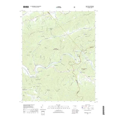 2019 Map of Paint Rock, 2019 Print