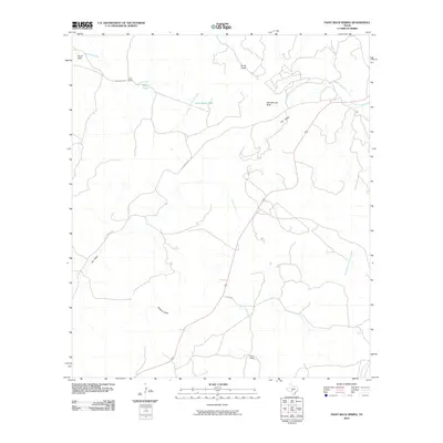 2010 Map of Paint Rock Spring, 2010 Print