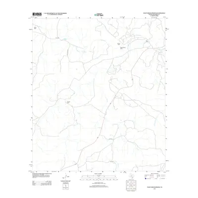 2012 Map of Paint Rock Spring, 2012 Print