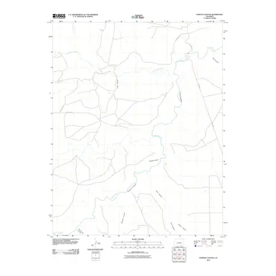 2010 Map of Painted Canyon, 2010 Print