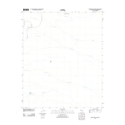 2012 Map of Painted Rock Wash, 2012 Print