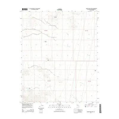 2015 Map of Painted Rock Wash, 2015 Print