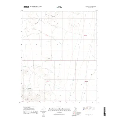 2018 Map of Painted Rock Wash, 2018 Print