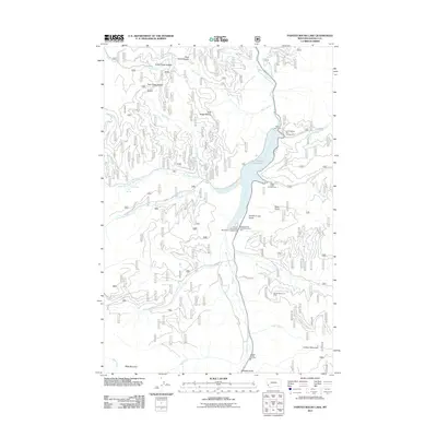2011 Map of Painted Rocks Lake, 2011 Print