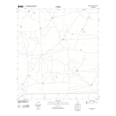 2010 Map of Paisano Lake, 2010 Print