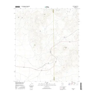 2016 Map of Paisano, 2016 Print