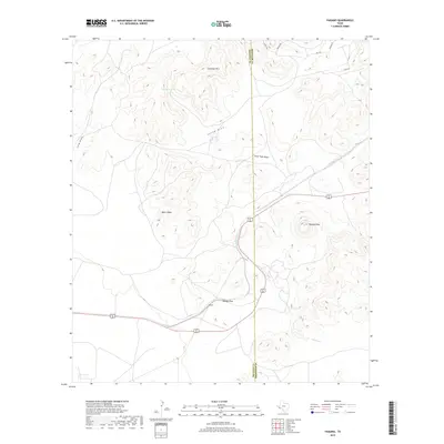 2019 Map of Paisano, 2019 Print
