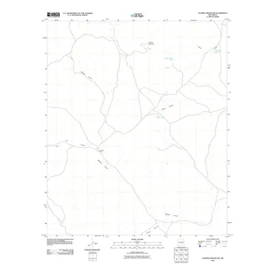 2010 Map of Pajarita Mountain, 2010 Print