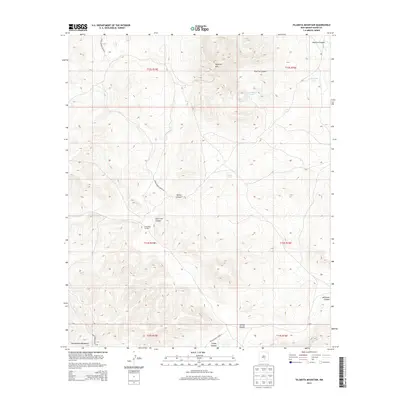 2013 Map of Pajarita Mountain, 2013 Print