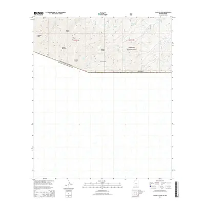 2014 Map of Pajarito Peak, 2014 Print
