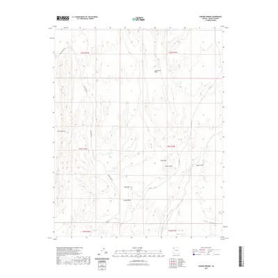 2021 Map of Pakoon Springs, 2021 Print