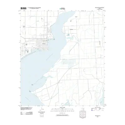 2010 Map of Palacios, 2010 Print