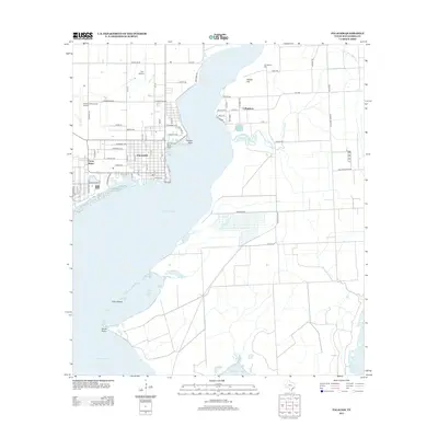 2013 Map of Palacios, 2013 Print