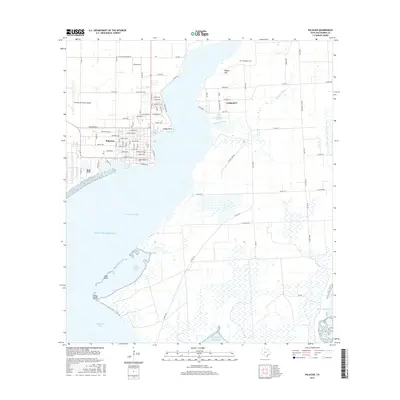 2016 Map of Palacios, 2016 Print
