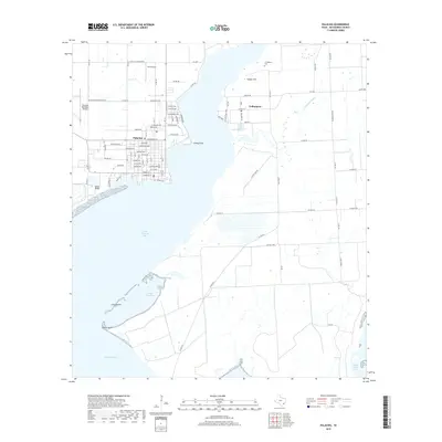 2019 Map of Palacios, 2019 Print