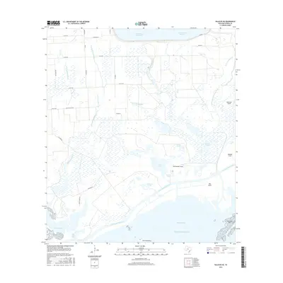 2016 Map of Palacios NE, 2016 Print