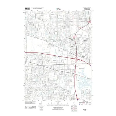 2012 Map of Palatine, 2012 Print