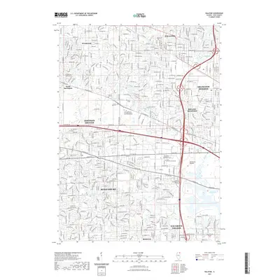 2021 Map of Palatine, 2021 Print