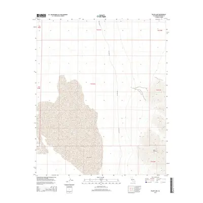 2015 Map of Palen Lake, 2015 Print