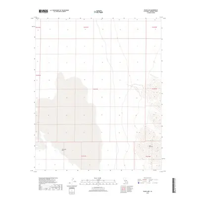 2018 Map of Palen Lake, 2018 Print