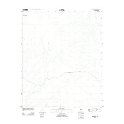 2012 Map of Palen Pass, 2012 Print