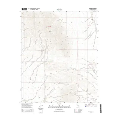 2015 Map of Palen Pass, 2015 Print