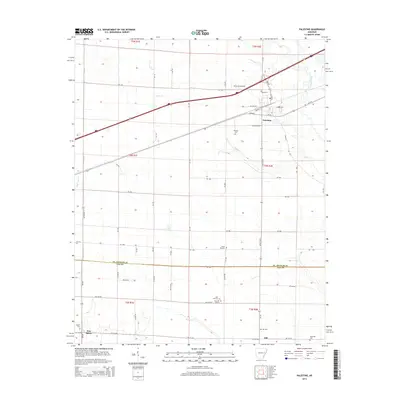 2014 Map of Palestine, 2014 Print