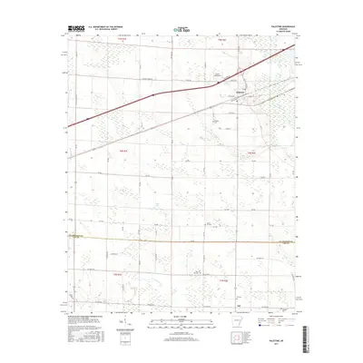 2017 Map of Palestine, 2017 Print