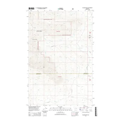 2014 Map of Palisade Butte, 2014 Print